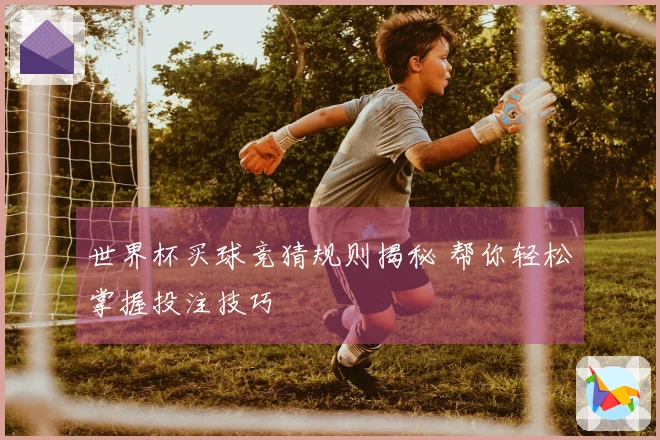 世界杯买球竞猜规则揭秘 帮你轻松掌握投注技巧