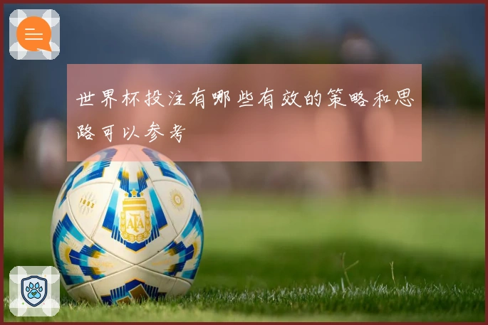 世界杯投注有哪些有效的策略和思路可以参考